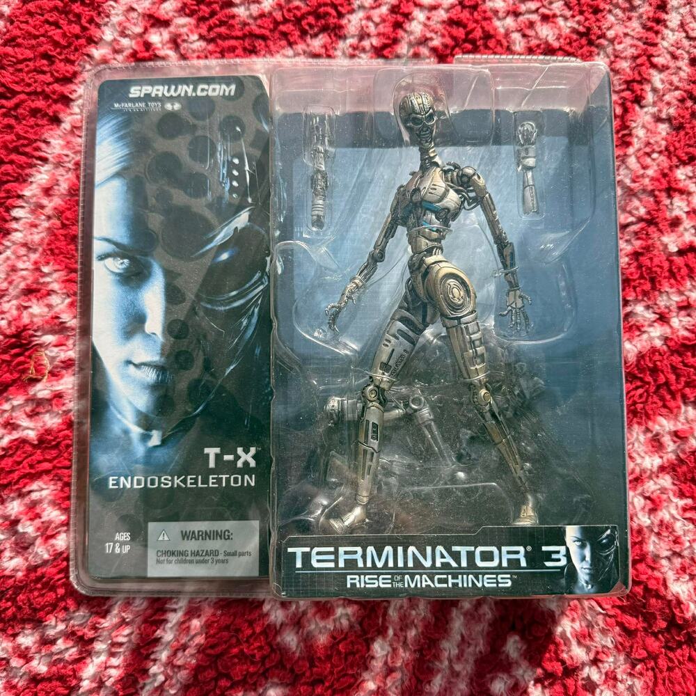 McFarlane Terminator 3 Rise of the Machines T-X Endoskeleton Figure 2003 NIB
